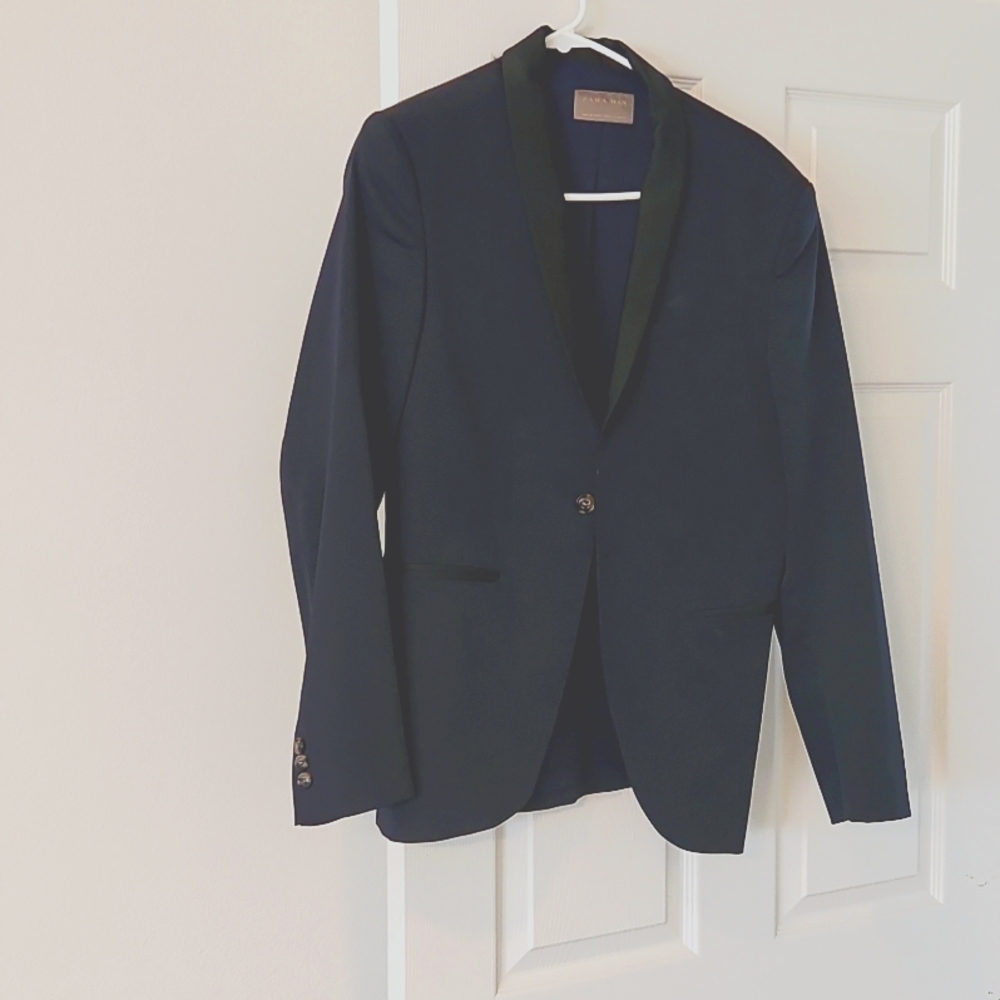 Zara Navy Blue Blazer
